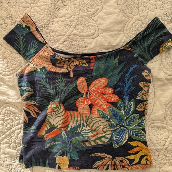 Anthropologie off the shoulder top - Picture 5 of 5